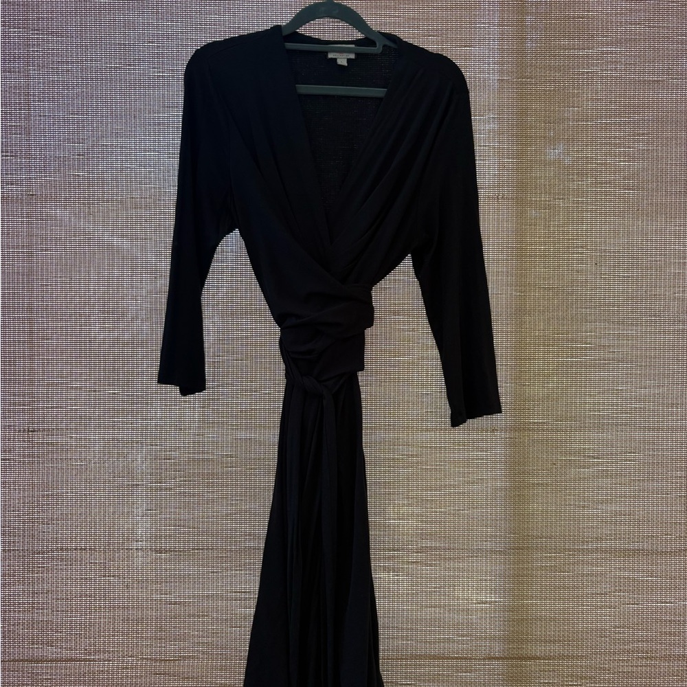 Banana Republic Black 3/4 Sleeve Dress